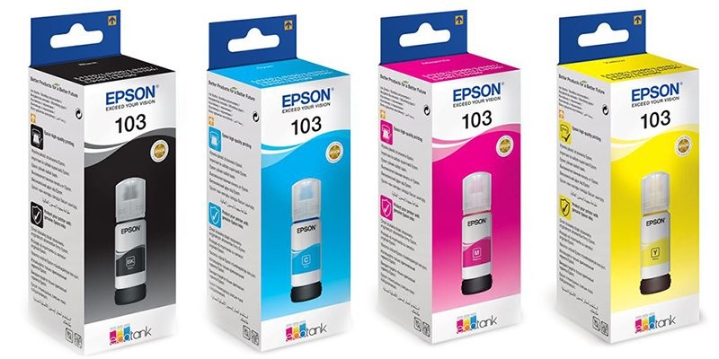 Cerneala originala Epson L103 EcoTank, flacon 65 ml Magenta - imagine 7